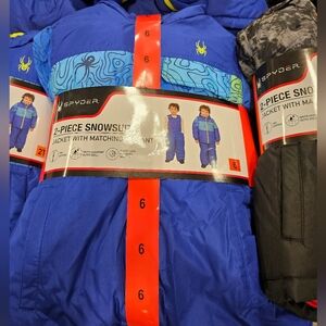 Spyder Kids' Blue Snowsuit Set